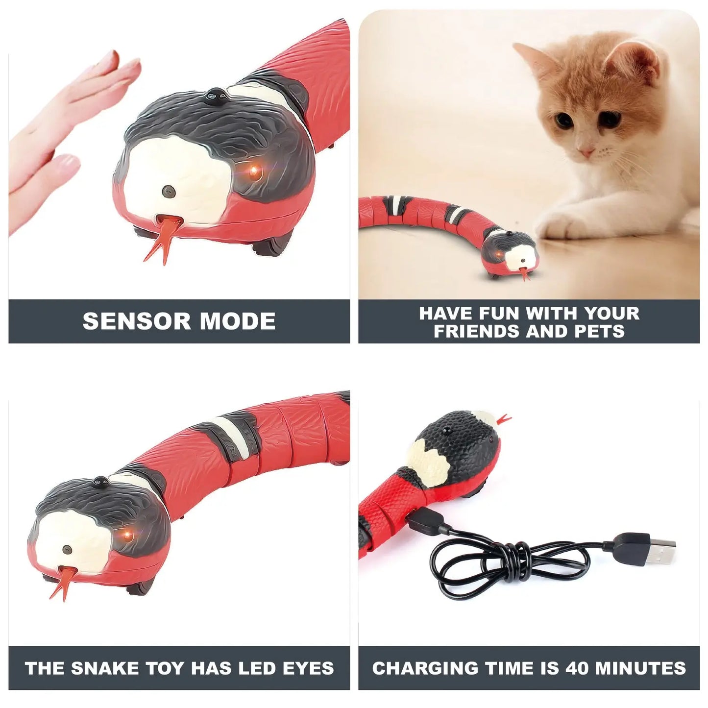 Eletronic Snake Cat Teaser