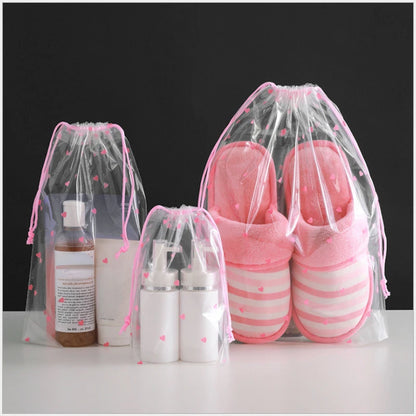 Transparent Drawstring Storage Bag