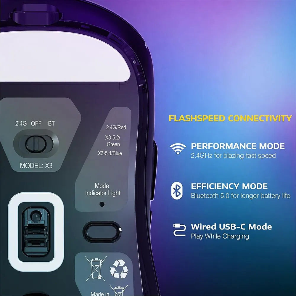 X3 Lightweight Wireless Gaming Mouse